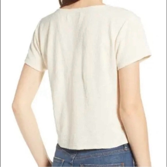 Madewell  Wrap-Tie Top Sz L - Picture 2 of 13